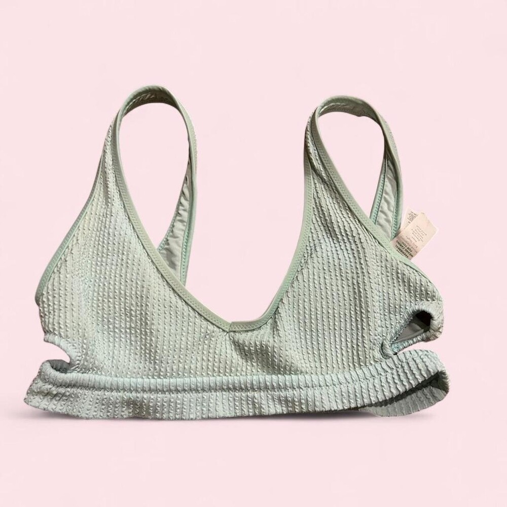 Aerie Women's Green and Blue Bra